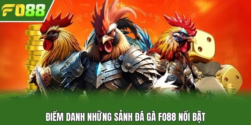 Điểm danh những sảnh đá gà Fo88 nổi bật